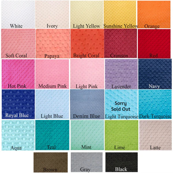 Minky Dot Pet Crate Mat for 42"x 28" Crate